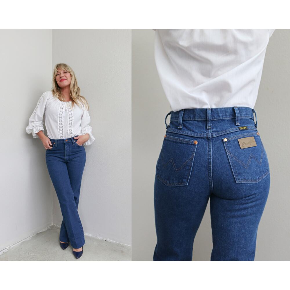 Vintage 2000's Wrangler Western 936PWD Boot Cut Jeans Women's XS SM Mens 29 x 36